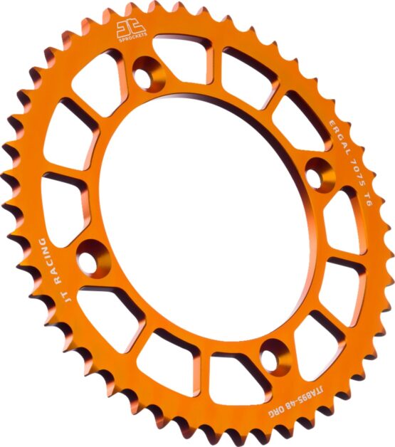 Orange Aluminum Rear Sprocket - 48 Teeth 428 Pitch