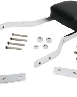 Short 14" Square Sissy Bar w/ Mounts