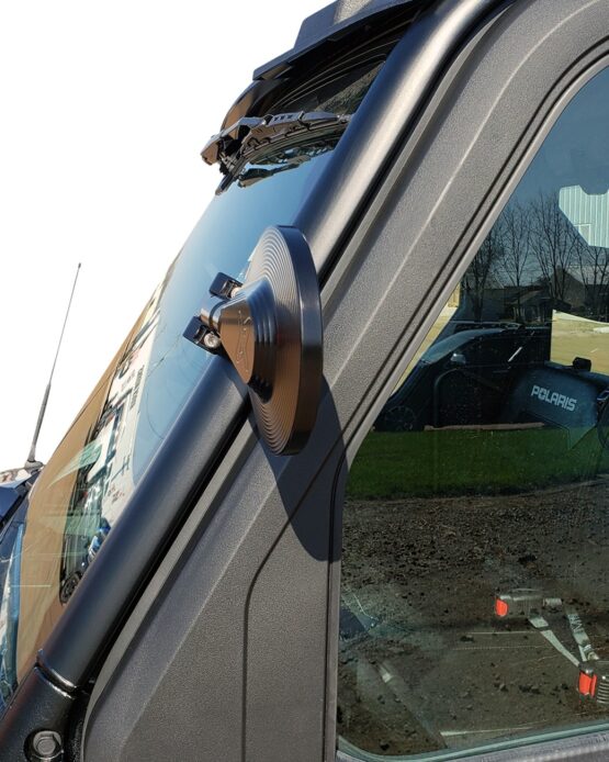 Klock Werks Side View Mirror Extension Kit Right Black For Polaris Can-Am - Image 2