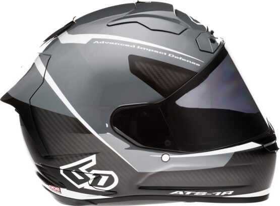 6D ATS-1R Alpha Full Face Helmet XL Black Silver Gray
