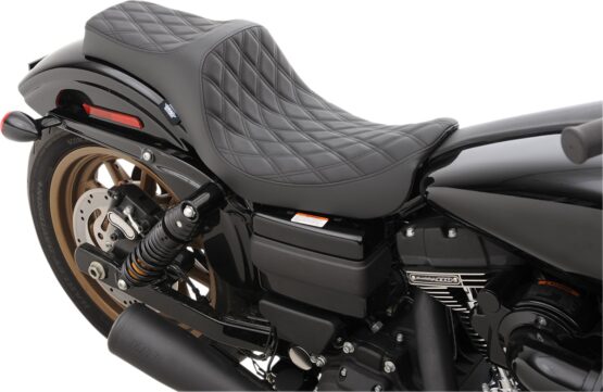 Drag Specialties Predator III Seat Black For Harley Dyna Models - Image 3