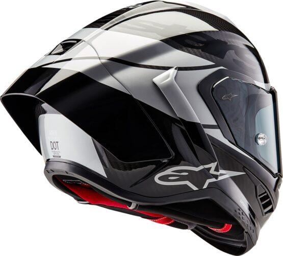 Alpinestars Supertech R10 Element Helmet Carbon Silver Black Small - Image 2