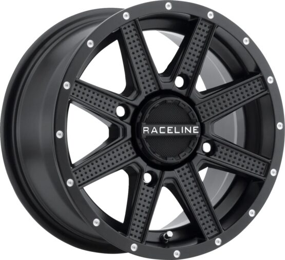 Raceline Hostage Wheel 14x7 4/110 2+5 Offset Black For ATV/UTV - Image 2