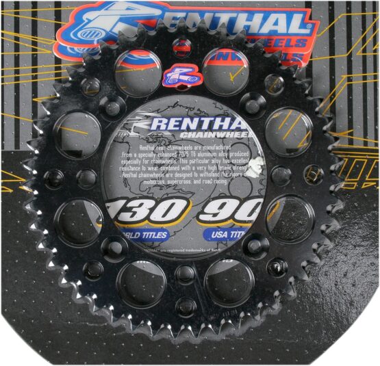 428 47T Rear Sprocket - Black - Image 2