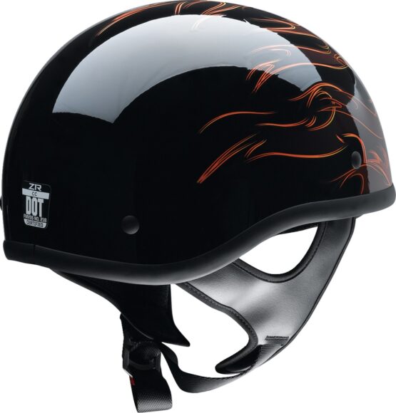 Z1R CC Beanie Hellfire Helmet XL Orange - Image 4