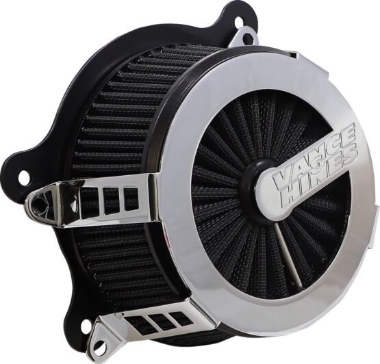 Vance and Hines VO2 Cage Fighter Air Intake Kit Chrome For Harley-Davidson - Image 3