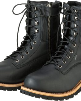 Z1R M4 Waterproof Leather Boots Black Size 10