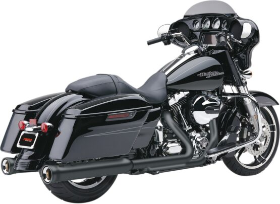 Cobra 4" Neighbor Hater Mufflers Black for FLH/FLT 17-22 Models - Image 4