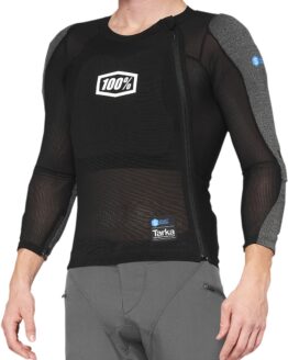 100% Tarka Body Armor Guard Long Sleeve Black/White/Gray Adult Small