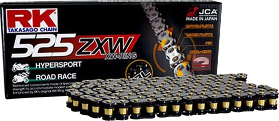 RK 525 ZXW XW-Ring Drive Chain Black 170 Links