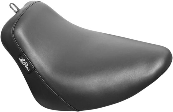 Le Pera Bare Bones Solo Seat Black 16" x 16" Smooth For 18-23 HD Softail