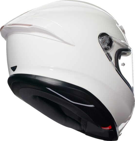 AGV K6 S Solid Full Face Helmet Gloss White XS - Image 4