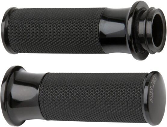 Arlen Ness Smoothie Fly-By-Wire Fusion Series Grips Black