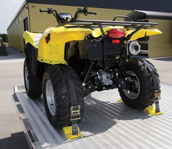 ATV/UTV Tire Tie Down Wheel Chock Kit - 1500 lbs. Rating for 10" to 30" Tires - Image 3