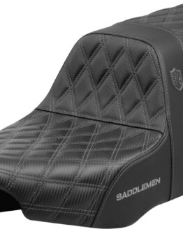 Saddlemen Pro Series SDC Performance Seat Gray Stitch FLT/FLH 23-24 No Backrest