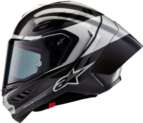 Alpinestars Supertech R10 Element Helmet Carbon Silver Black Small - Image 4