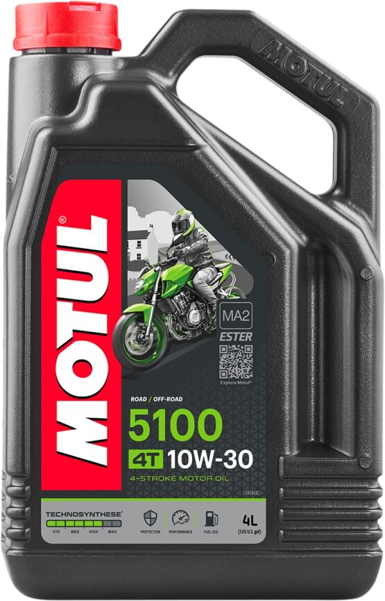 Motul 5100 10W30 4T Synthetic Blend Engine Oil 4 Liter