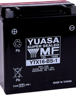 AGM Maintenance Free Battery YTX16-BS-1