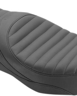 Sport Touring Ribbed Vinyl 2-Up Seat - Black