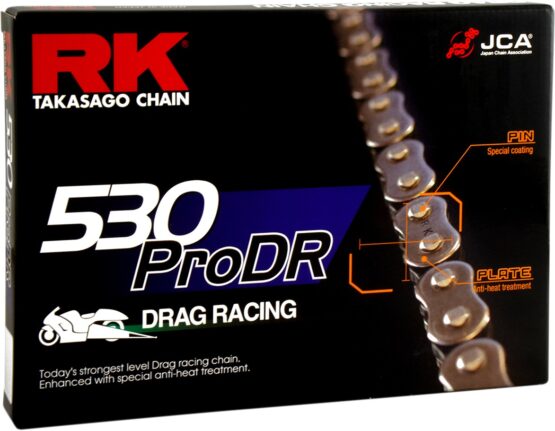 RK 530PRODR-130 ProDR Drag Racing Chain 130 Link Natural - Image 2