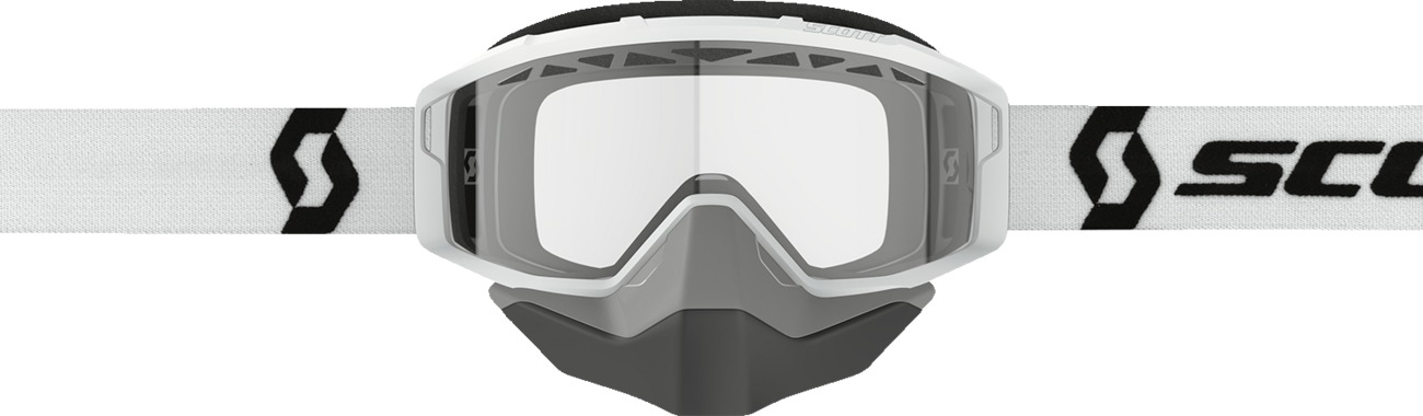 Scott Primal Snow Cross Goggle White Clear Lens Small-Medium - Image 3