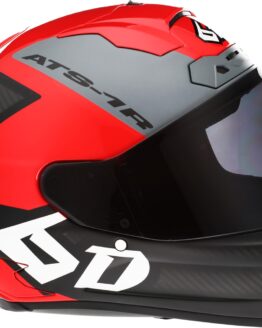 6D ATS-1R Wyman Full Face Helmet Large Red/Black/Gray