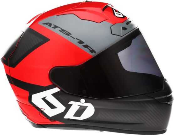 6D ATS-1R Wyman Full Face Helmet Large Red/Black/Gray