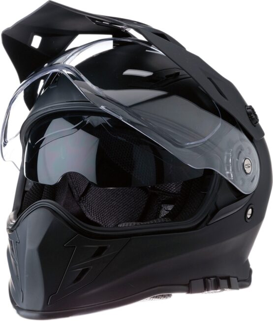 Range Solid MIPS Full Face Dual-Sport Helmet Matte Black Large - Image 5