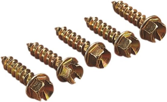 1/2" Original Gold Screws - 1000 Pack