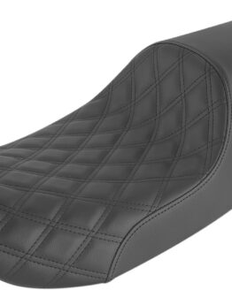 Profiler Lattice Stitched 2-Up Seat - Black