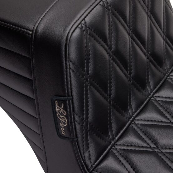 Le Pera Kickflip Seat Double Diamond Black For Harley FLHT/FLTR - Image 3