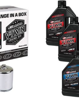V-Twin Oil Change Kit Synthetic w/ Chrome Filter Sportster