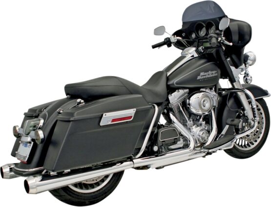 4" Chrome Megaphone Dual Slip On Exhaust Per
