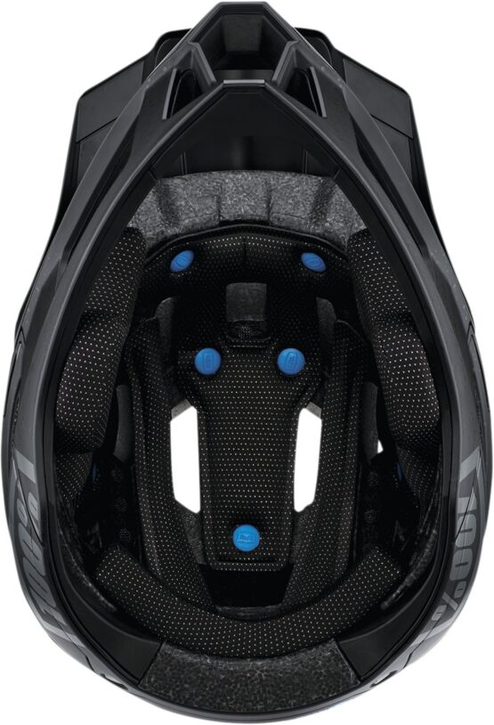 100% Trajecta Bike Helmet - Black, Large - Image 2