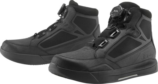 ICON Patrol 3 Waterproof Boots Black Size 14