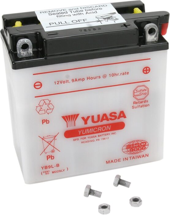 Yuasa YB9L-B Yumicron 12V Conventional Battery