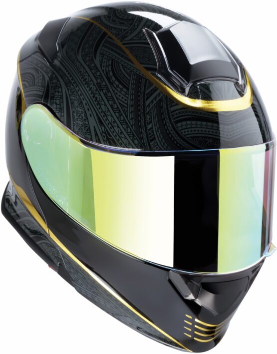 Z1R Solaris 2.0 Notorious Modular Helmet 4XL Black/Gold - Image 4