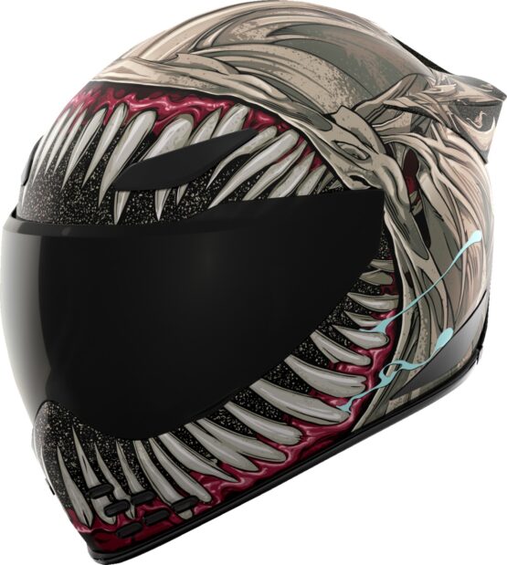 ICON Domain Grand Maw Helmet - Small, Gray