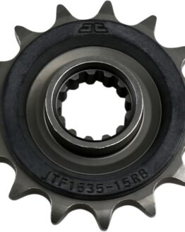 JT 15T-525 Front Sprocket w/ Rubber Damper Steel For 98-08 Kawasaki ZX600G ZZR600