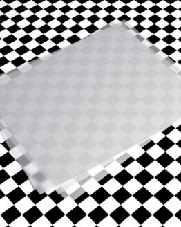 Clear Universal Number Plate Background 11" x 14" - 3 Pack