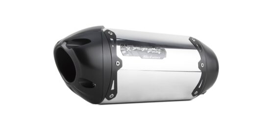 S1R Full Exhaust - Aluminum & Black Muffler