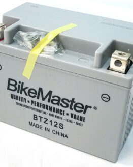 BikeMaster Maintenance Free Battery BTZ12S 12V 140CCA Replaces YTZ12S