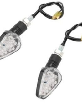 LED Turn Signals Black Arrow Head Amber L.E.D.