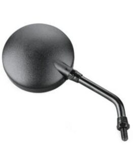 Motorcycle Round Mirror - Black