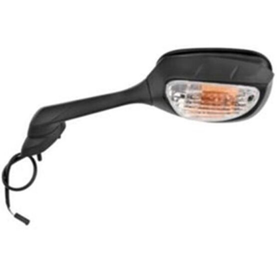 BikeMaster Black Left Mirror Replacement Fits 09-16 GSXR1000, 11-19 GSXR600/750