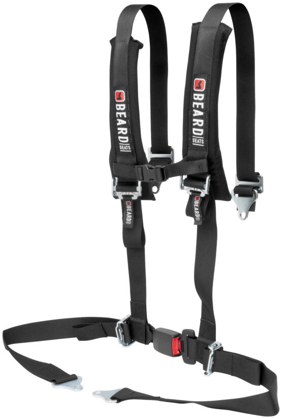 4 Point Beard Safety Harness 2" with Pads Auto Style Buckle