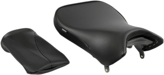 Sargent World Sport 2-Up Seat CarbonFX Vinyl Black Fits Suzuki SV