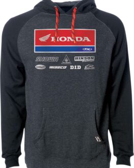 Factory Effex Honda 21 Racewear Hoodie Charcoal/Black Men's Large