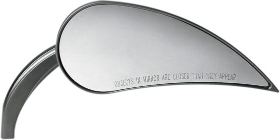 Rad III Teardrop Mirror Black Right 7"x3" by Arlen Ness