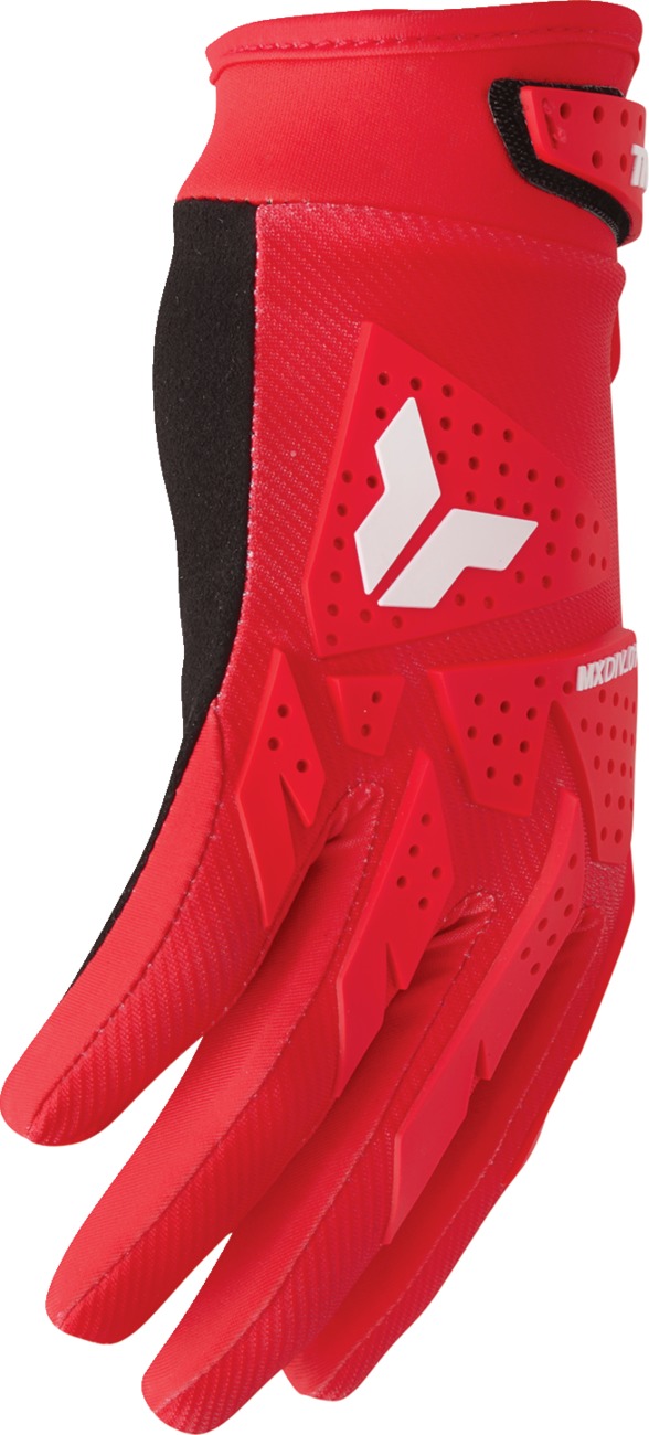 THOR LAUNCHMODE XP Gloves Men's Medium Black/Red - Image 3